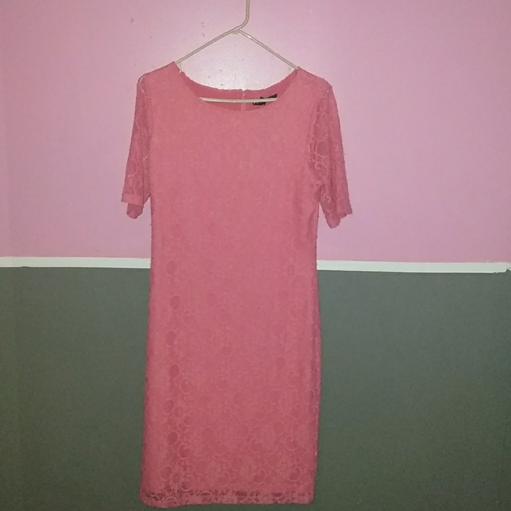 Preston and york floral pink dress. Size M